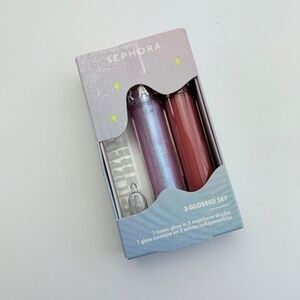 SEPHORA COLLECTION Glossed 3pc Lip Gloss Set High Shine Finish